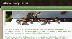 Desktop Screenshot of alamohoneyfarms.com